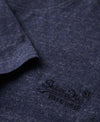 Superdry- Essential Logo Tee Dark Indigo Blue Marle