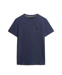 Superdry- Essential Logo Tee Dark Indigo Blue Marle