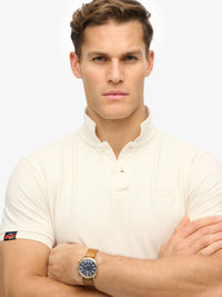 Superdry - Chalk White Vintage Destroy Polo Shirt