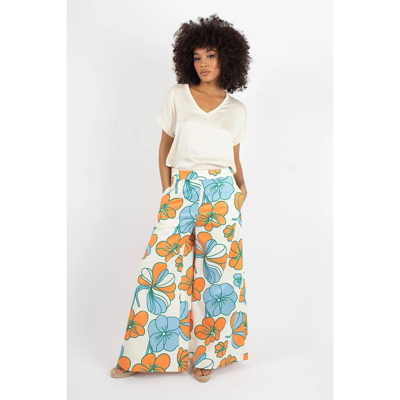 Traffic People - Palazzo Pant Retro Floral