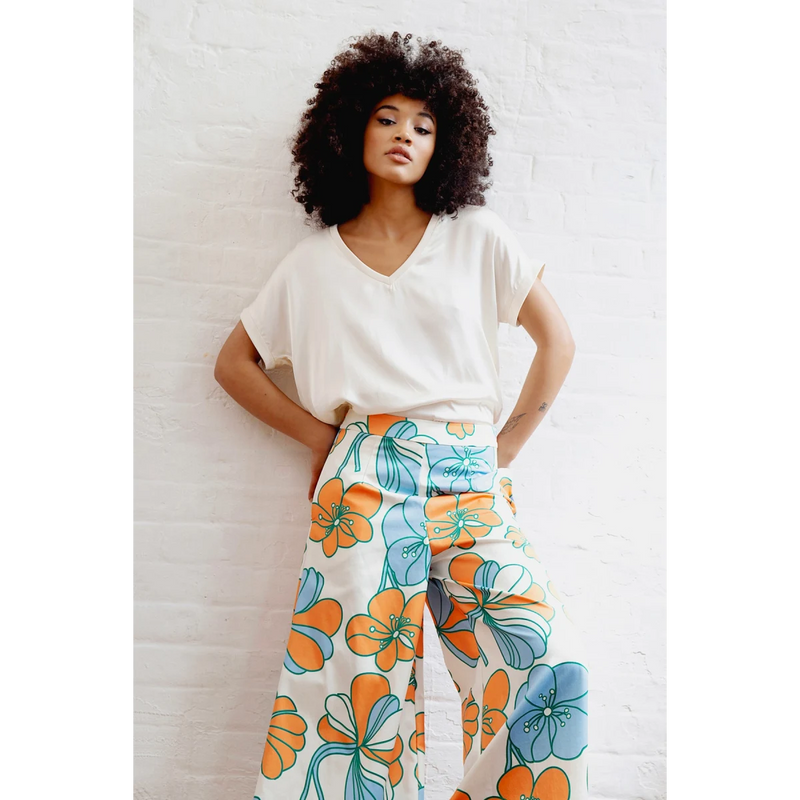 Traffic People - Palazzo Pant Retro Floral