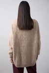 Mia Fratino - Mae Cardigan Biscuit Brushed Cashmere