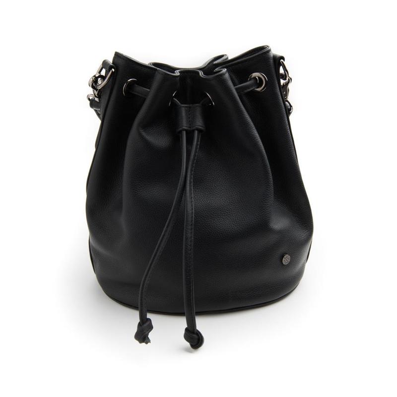 STITCH AND HIDE Olivia Bucket Bag Black byhunterminx