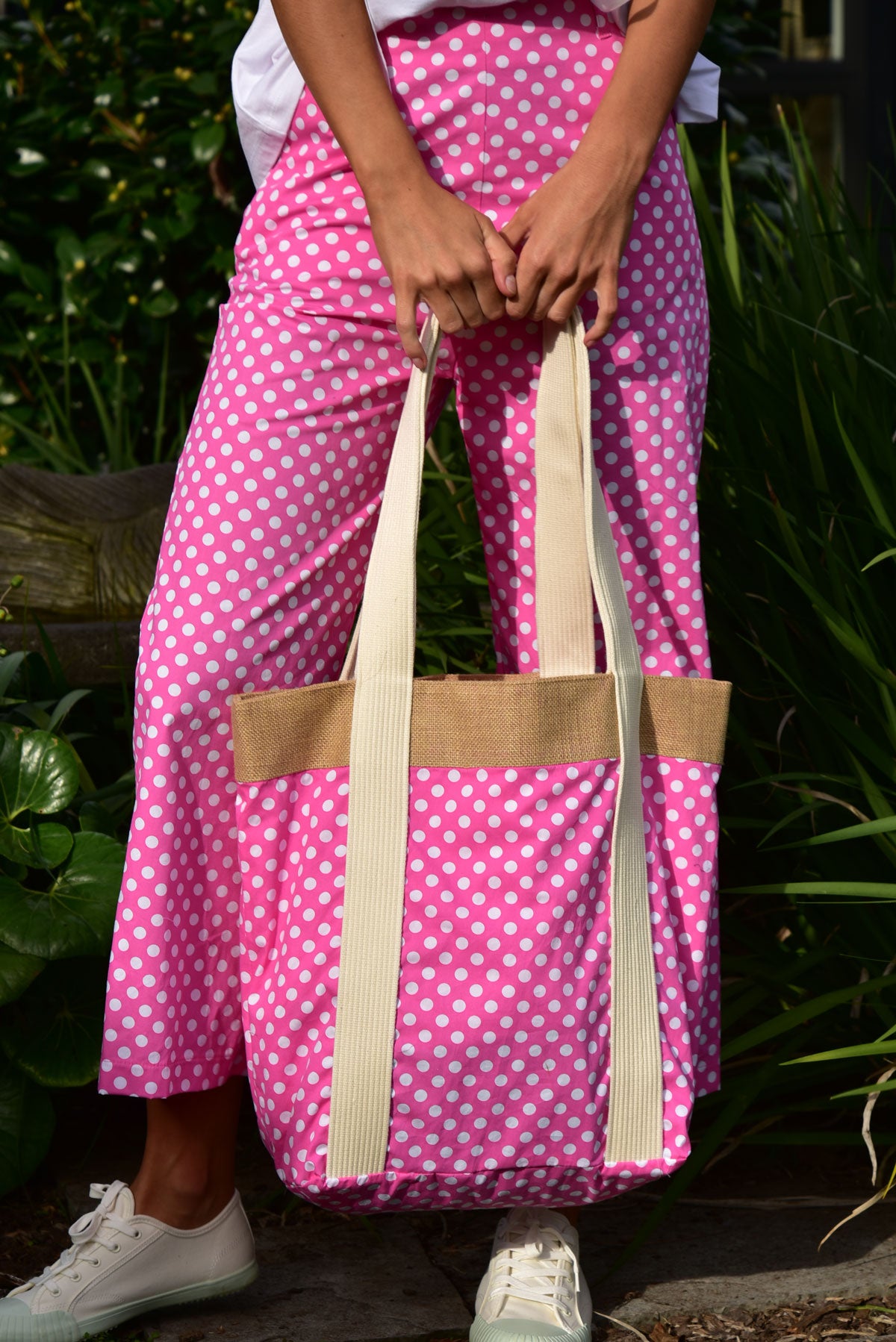 CURATE by Trelise Cooper Tote Ally Summer Tote Bag Pink Gingham